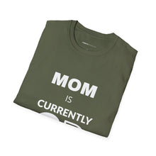 Load image into Gallery viewer, Mom Currently Drinking Unisex Softstyle T-Shirt - Creative Media Commerce