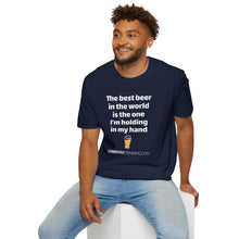 Load image into Gallery viewer, Best Beer In The World Currently Drinking Unisex Softstyle T-Shirt