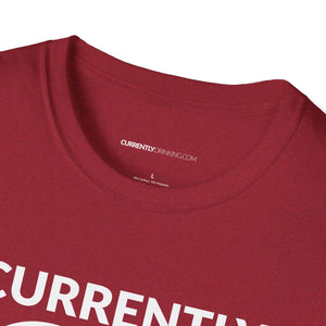 Currently Drinking Pint On Front Unisex Softstyle T-Shirt - Creative Media Commerce
