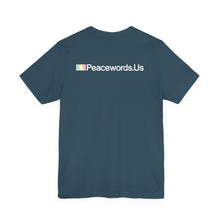 Load image into Gallery viewer, Peacewords Unisex Jersey Short Sleeve Tee - Creative Media Commerce