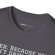 Load image into Gallery viewer, Can&#39;t Drink Bacon - Currently Drinking Unisex Softstyle T-Shirt - Creative Media Commerce