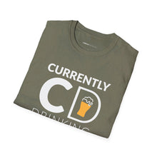 Load image into Gallery viewer, Currently Drinking Pint On Front Unisex Softstyle T-Shirt - Creative Media Commerce