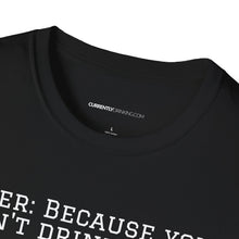 Load image into Gallery viewer, Can&#39;t Drink Bacon - Currently Drinking Unisex Softstyle T-Shirt - Creative Media Commerce