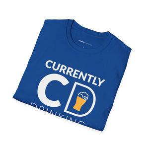 Currently Drinking Pint On Front Unisex Softstyle T-Shirt - Creative Media Commerce