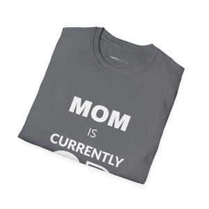 Mom Currently Drinking Unisex Softstyle T-Shirt - Creative Media Commerce
