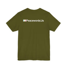 Load image into Gallery viewer, Peacewords Unisex Jersey Short Sleeve Tee - Creative Media Commerce