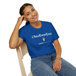 OktoBeerFest - Currently Drinking Unisex Softstyle T-Shirt - Creative Media Commerce