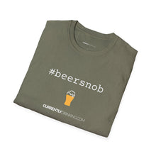 Load image into Gallery viewer, #beersnob Currently Drinking Unisex Softstyle T-Shirt