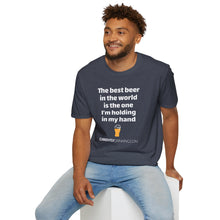 Load image into Gallery viewer, Best Beer In The World Currently Drinking Unisex Softstyle T-Shirt