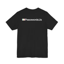 Load image into Gallery viewer, Peacewords Unisex Jersey Short Sleeve Tee - Creative Media Commerce