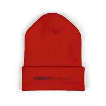 Load image into Gallery viewer, Classic Cuffed Beanie with CurrentlyDrinking.com Embroidery