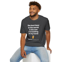 Load image into Gallery viewer, Best Beer In The World Currently Drinking Unisex Softstyle T-Shirt