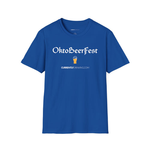 OktoBeerFest - Currently Drinking Unisex Softstyle T-Shirt - Creative Media Commerce