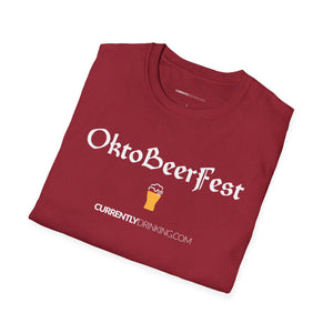 OktoBeerFest - Currently Drinking Unisex Softstyle T-Shirt - Creative Media Commerce