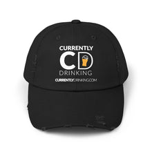 Load image into Gallery viewer, Distressed Cap - Currently Drinking Custom Hat - Creative Media Commerce