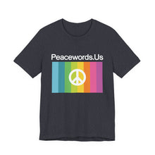 Load image into Gallery viewer, Peacewords Unisex Jersey Short Sleeve Tee - Creative Media Commerce