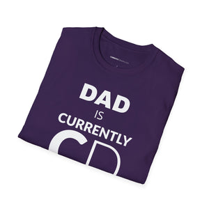 Dad's Currently Drinking Unisex Softstyle T-Shirt - Creative Media Commerce