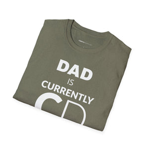 Dad's Currently Drinking Unisex Softstyle T-Shirt - Creative Media Commerce