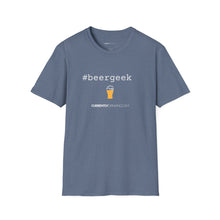Load image into Gallery viewer, #beergeek Currently Drinking Unisex Softstyle T-Shirt w/QR Code