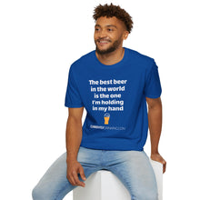 Load image into Gallery viewer, Best Beer In The World Currently Drinking Unisex Softstyle T-Shirt
