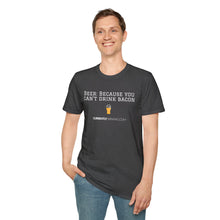 Load image into Gallery viewer, Can&#39;t Drink Bacon - Currently Drinking Unisex Softstyle T-Shirt - Creative Media Commerce