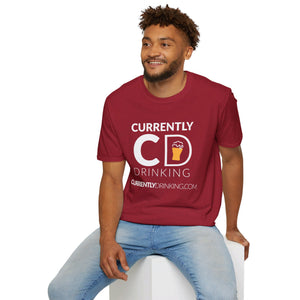 Currently Drinking Pint On Front Unisex Softstyle T-Shirt - Creative Media Commerce