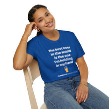 Load image into Gallery viewer, Best Beer In The World Currently Drinking Unisex Softstyle T-Shirt