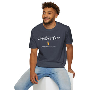 OktoBeerFest - Currently Drinking Unisex Softstyle T-Shirt - Creative Media Commerce