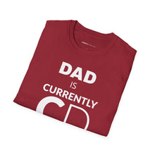 Load image into Gallery viewer, Dad&#39;s Currently Drinking Unisex Softstyle T-Shirt - Creative Media Commerce