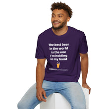 Load image into Gallery viewer, Best Beer In The World Currently Drinking Unisex Softstyle T-Shirt