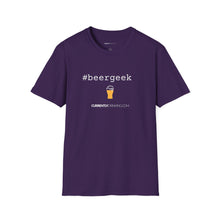Load image into Gallery viewer, #beergeek Currently Drinking Unisex Softstyle T-Shirt w/QR Code
