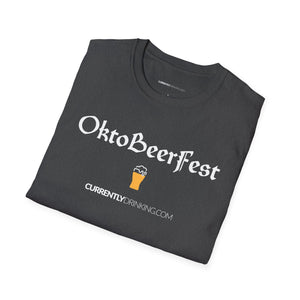 OktoBeerFest - Currently Drinking Unisex Softstyle T-Shirt - Creative Media Commerce