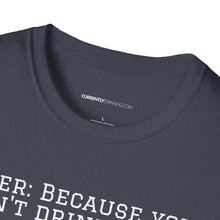 Load image into Gallery viewer, Can&#39;t Drink Bacon - Currently Drinking Unisex Softstyle T-Shirt - Creative Media Commerce
