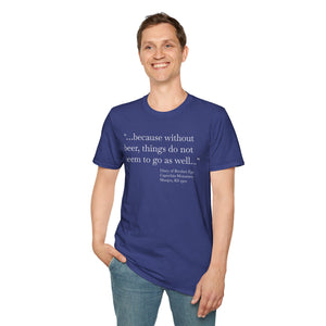 Without Beer Things Don't Go So Well - Currently Drinking Unisex Softstyle T-Shirt - Creative Media Commerce