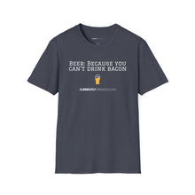 Load image into Gallery viewer, Can&#39;t Drink Bacon - Currently Drinking Unisex Softstyle T-Shirt - Creative Media Commerce