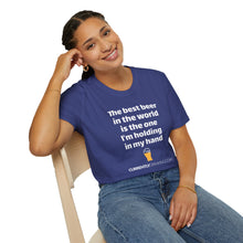 Load image into Gallery viewer, Best Beer In The World Currently Drinking Unisex Softstyle T-Shirt