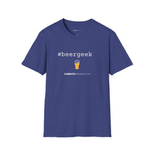 Load image into Gallery viewer, #beergeek Currently Drinking Unisex Softstyle T-Shirt w/QR Code