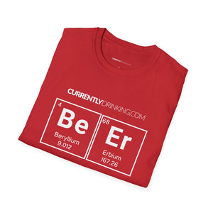 Currently Drinking Beer Elements Unisex Softstyle T-Shirt - Creative Media Commerce