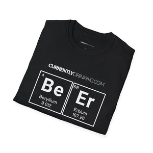 Currently Drinking Beer Elements Unisex Softstyle T-Shirt - Creative Media Commerce