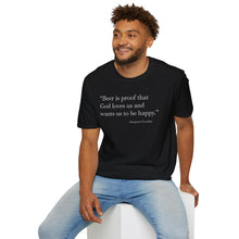 Load image into Gallery viewer, Beer Is Proof - Currently Drinking Unisex Softstyle T-Shirt