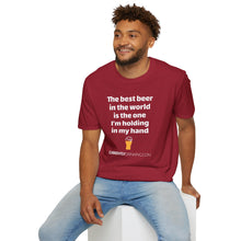 Load image into Gallery viewer, Best Beer In The World Currently Drinking Unisex Softstyle T-Shirt