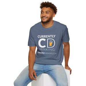 Currently Drinking Pint On Front Unisex Softstyle T-Shirt - Creative Media Commerce