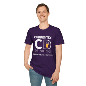 Currently Drinking Pint On Front Unisex Softstyle T-Shirt - Creative Media Commerce