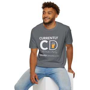 Currently Drinking Pint On Front Unisex Softstyle T-Shirt - Creative Media Commerce