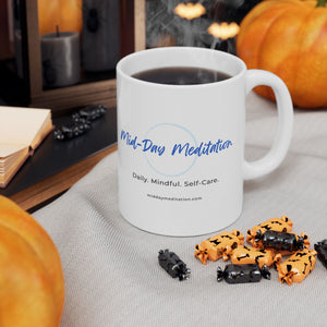 Mid-Day Meditation Ceramic Mug, (11oz, 15oz) - Creative Media Commerce