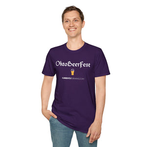 OktoBeerFest - Currently Drinking Unisex Softstyle T-Shirt - Creative Media Commerce