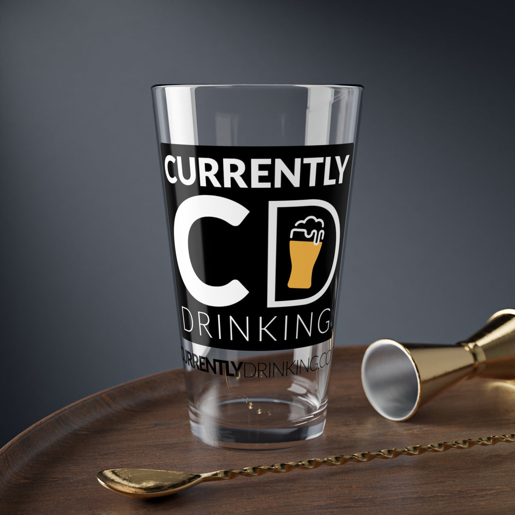 Currently Drinking Custom Pint Glass, 16oz