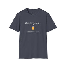 Load image into Gallery viewer, #beergeek Currently Drinking Unisex Softstyle T-Shirt w/QR Code