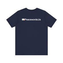Load image into Gallery viewer, Peacewords Unisex Jersey Short Sleeve Tee - Creative Media Commerce
