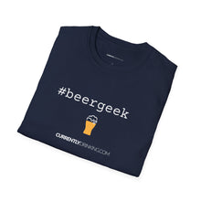 Load image into Gallery viewer, #beergeek Currently Drinking Unisex Softstyle T-Shirt w/QR Code
